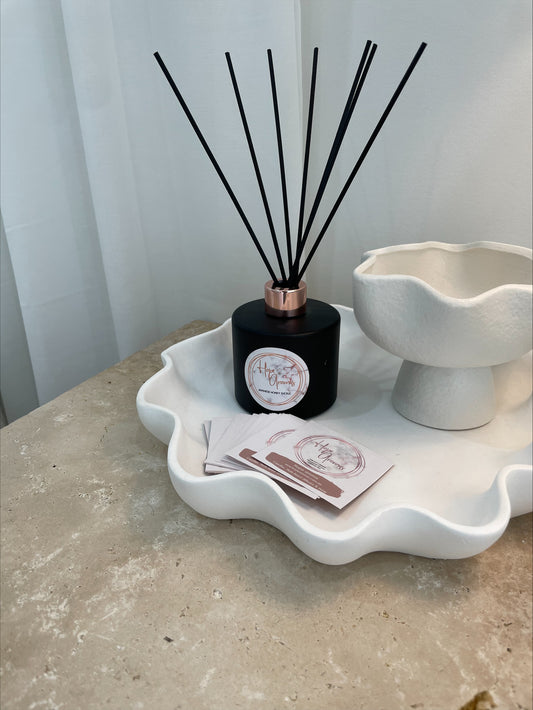 ROSE GOLD EDITION- MATTE BLACK REED DIFFUSER Hopearomas